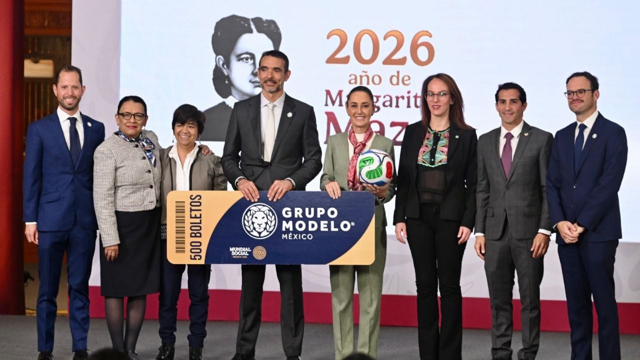 Grupo Modelo regalará 500 boletos del Mundial al gobierno mexicano